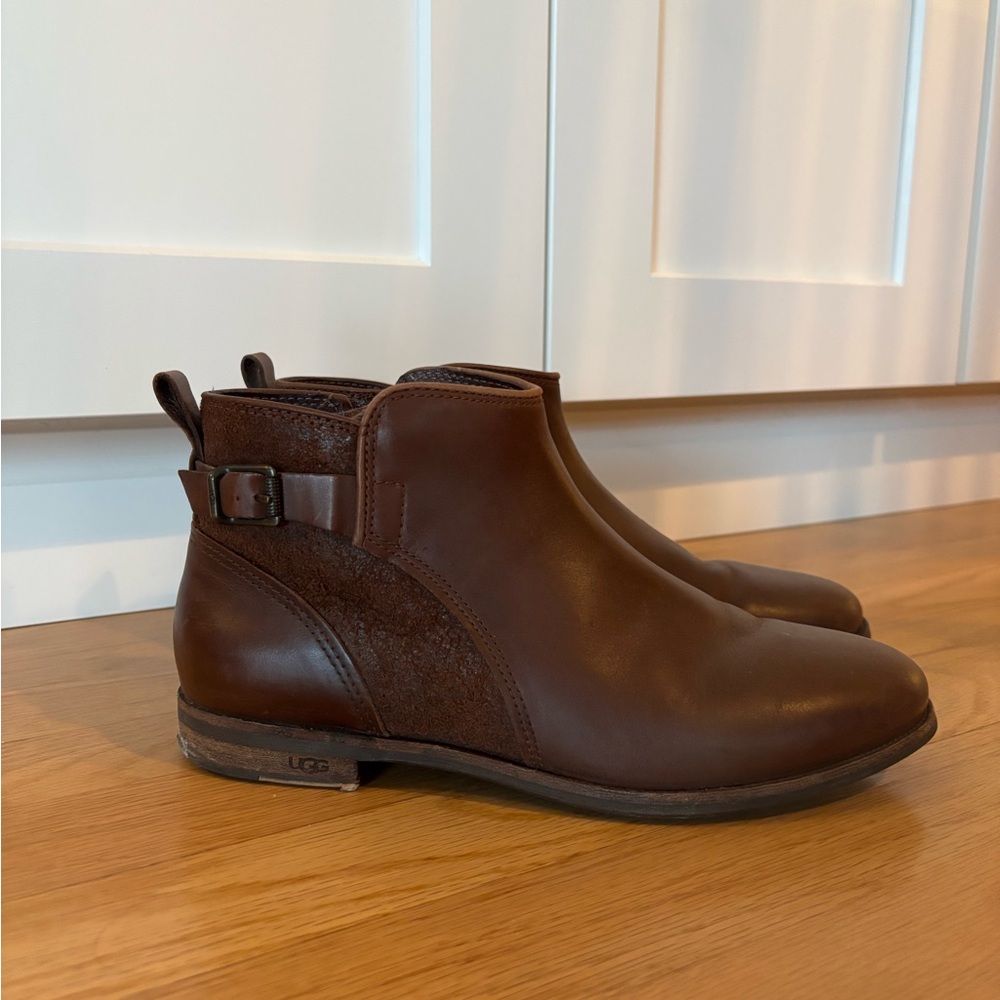 UGG Leather Ankle Boots
